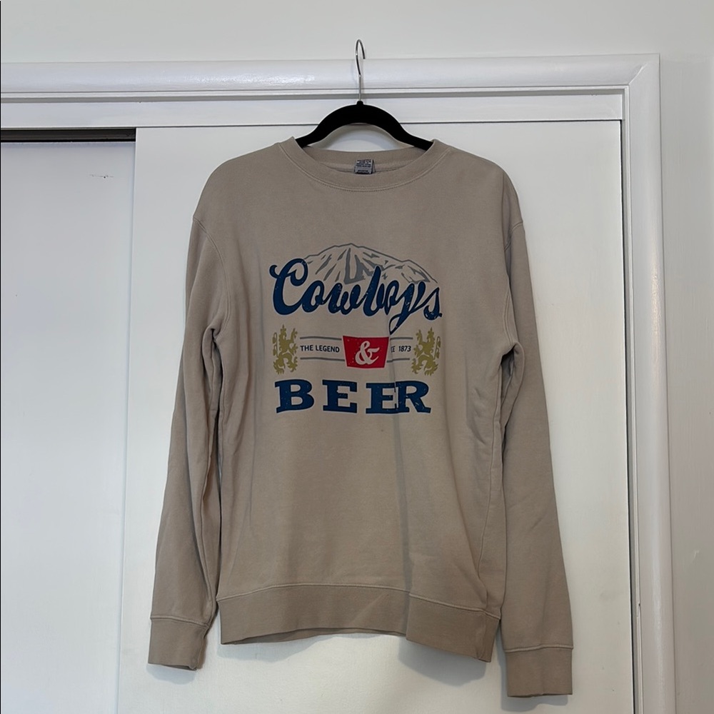 Women’s Cowboys & Beer Crewneck Sweater